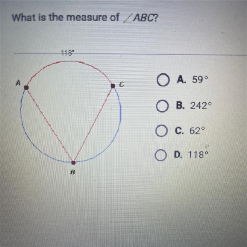 What is the measure of angle ABC-example-1