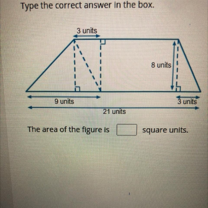 The area of the figure is ______ sq units-example-1