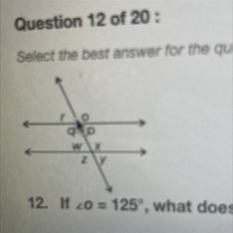 If A. 55° B. 35° C. 125° D. 180°-example-1