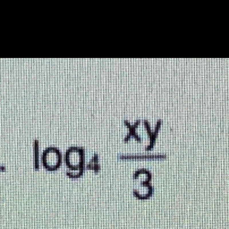 Can someone help me expand this in log: log_3 x^2 yz and the picture above-example-1