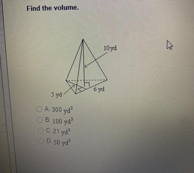 Question 9 Find the volume.-example-1