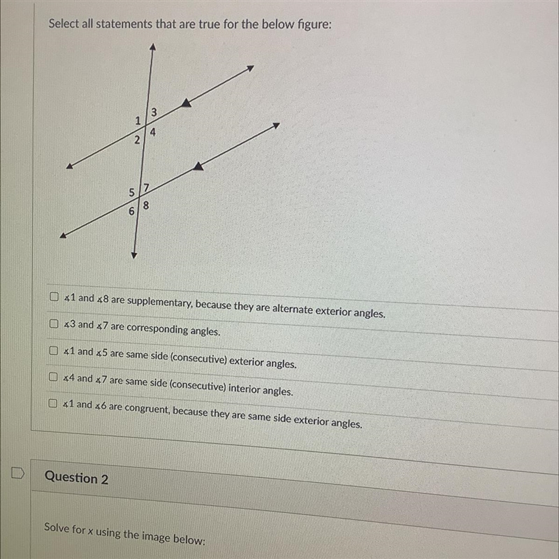 Select all statement that are true for the figure bellow plz-example-1