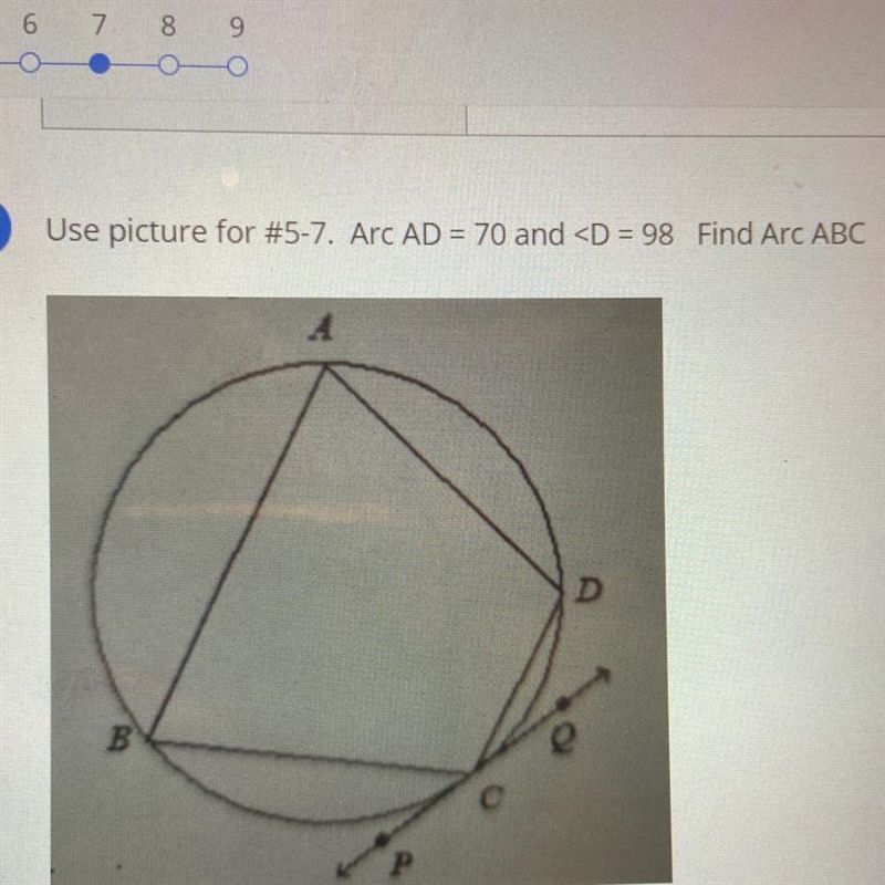 Find arc DC pls I’m stuck on this problem-example-1