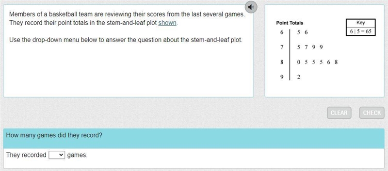 Members of a basketball team are reviewing their scores from the last several games-example-1