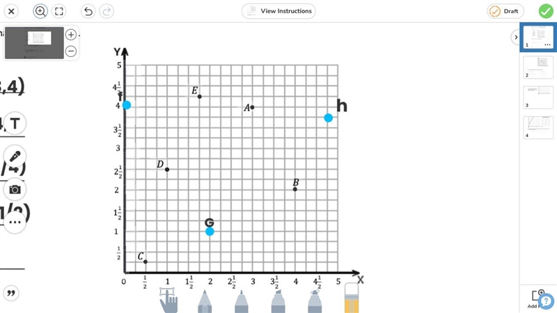 Look at the coordinate picture then answer the questions without links or files question-example-1