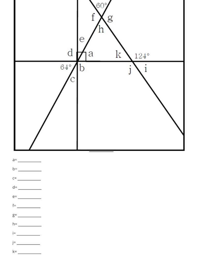 Use the diagram to find the measure of each angle. Enter the number only.-example-1