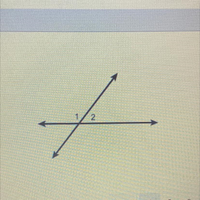 Which relationships describe angles 1 and 2? Select each correct answer. supplementary-example-1