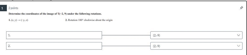 Help please need to pass! First image is the answer choices for both Second image-example-2