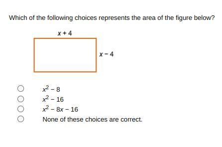 Which of the following choices represents the area of the figure below?-example-1