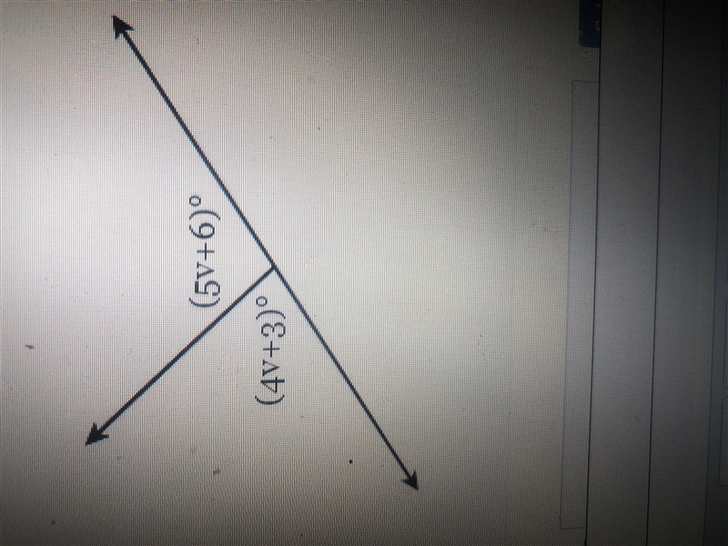 Solve for the value of v-example-1