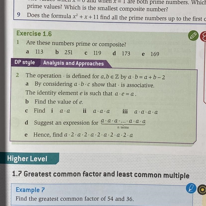 Can someone please help me on exercise 1.6, #2 (a to e). *Will report any spam answers-example-1