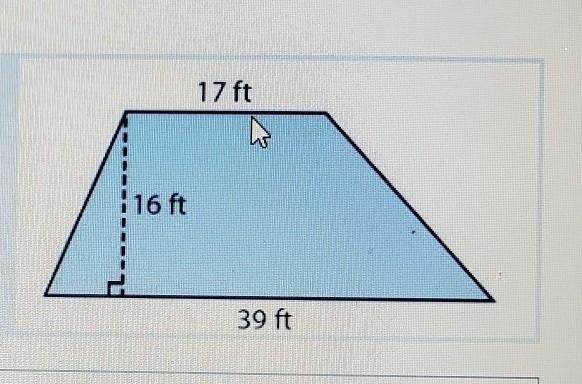 Find the area of the trapezoid.​-example-1