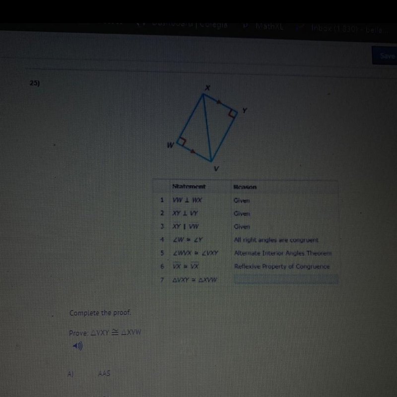 HELP PLEASE!!!!! options A) AAS B) ASA C) HL D) SAS-example-1