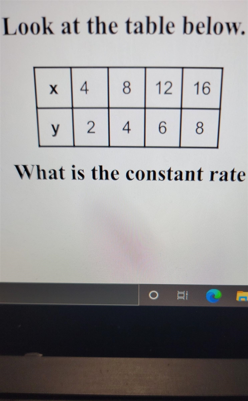 Look at the table below. what is the constant change?​-example-1