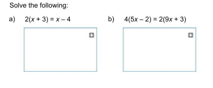 What is x for these two?-example-1