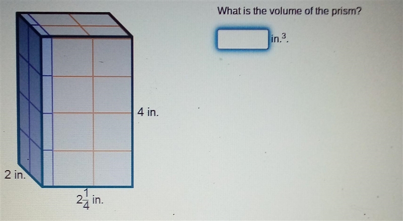 What is the volume of the prism? ​-example-1