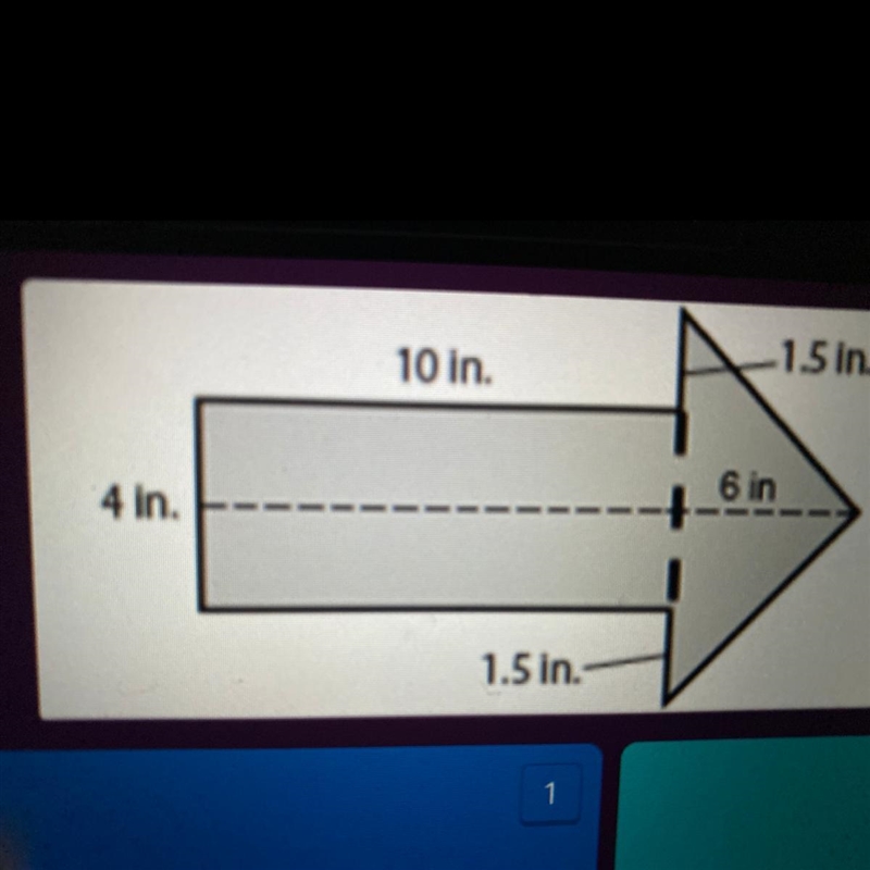 What is the are of the arrow?-example-1