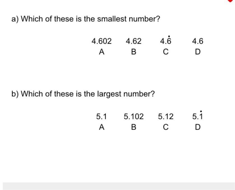 Which of these is the smallest number & which of these is the largest number ​-example-1