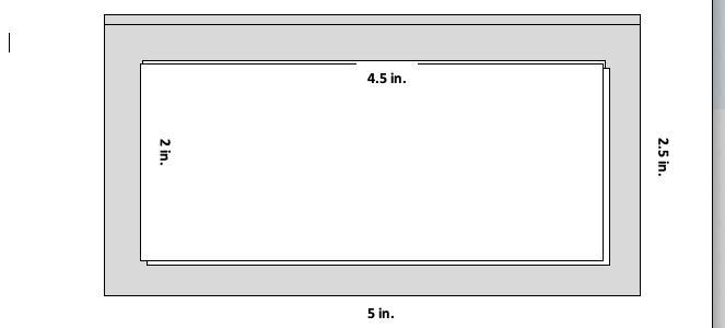 7. Two rectangles were used to form the following figure. The dimensions of both rectangles-example-1