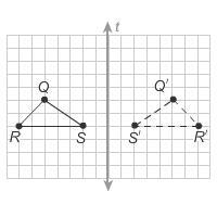 Which figure shows a reflection of ​pre-image QRS​ over the line t? 1 2 or 3-example-1