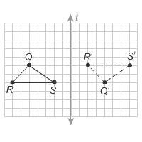 Which figure shows a reflection of ​pre-image QRS​ over the line t? 1 2 or 3-example-3