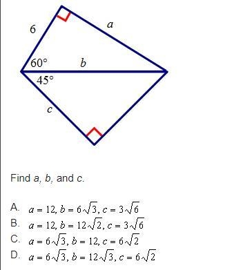 Analyze the diagram below and complete the instructions that follow. Find a, b, and-example-1