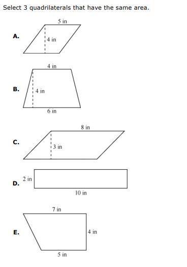 1. A, D, E 2. A, B, D 3. C, D, E 4. A, B, C-example-1