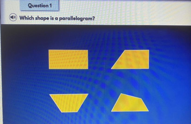 Which shape is a parallelogram? I’ll mark you if you give the right answer!!-example-1