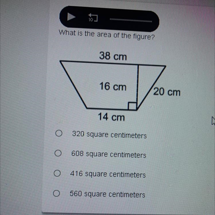 What is the area of this figure?-example-1