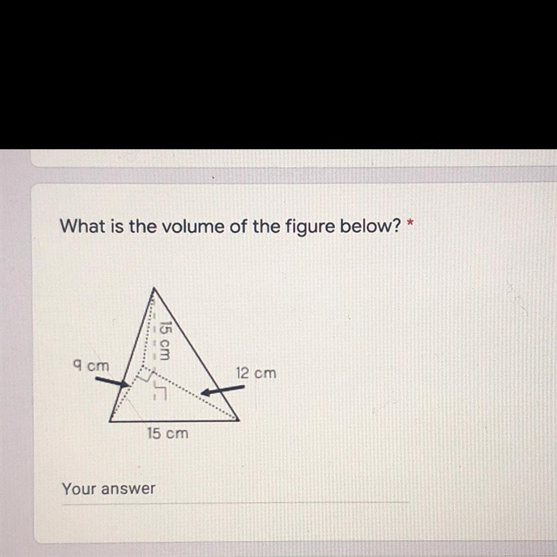 What is the volume of the figure below?-example-1