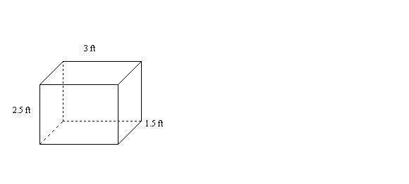 Mr. Gonzalez is designing a planter box. The width will be 3 feet, and the height-example-1