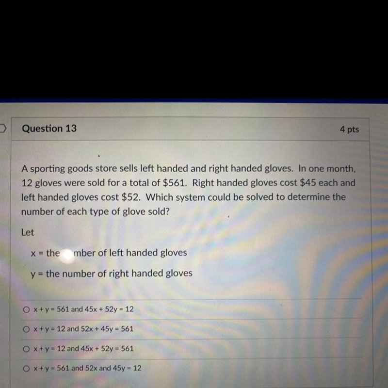 13. Pls help thank you No work necessary A, B, C, or, D ?-example-1