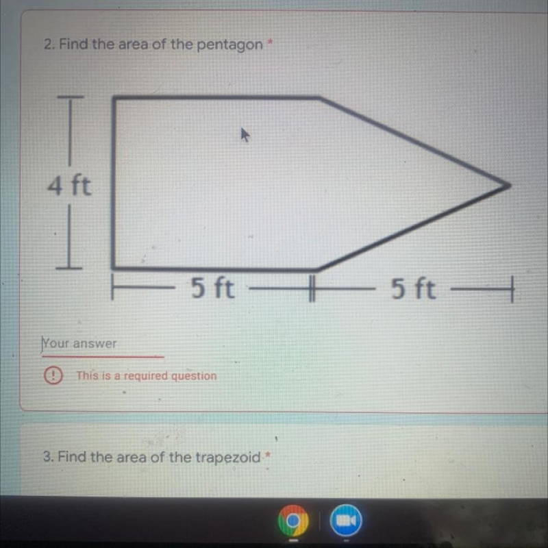 Find the area of the pentagon PLS HELP MEEE 10 POINTS-example-1