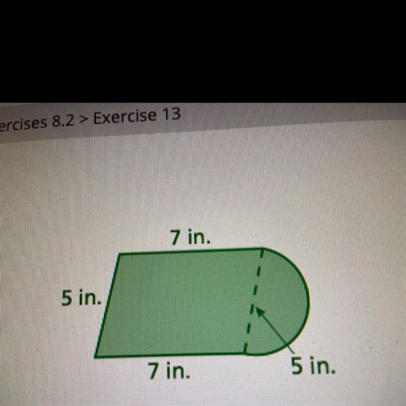 Find the perimeter of the figure to the nearest hundredth.-example-1