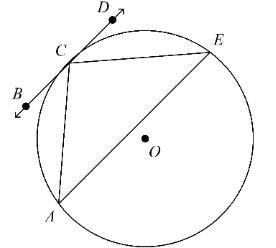 Geometry. BD is tangent to circle O at C, mAEC=280, and mACE=80. Find mDCE.(The figure-example-1