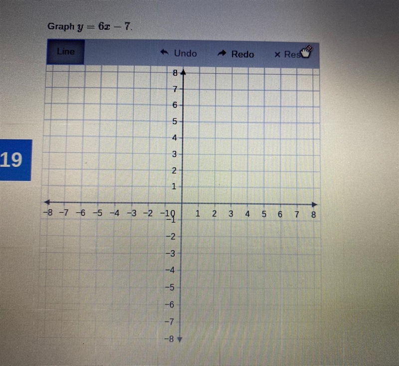 SOMEONE HELP ME SOLVE THIS THANKS. Graph y=6x-7-example-1