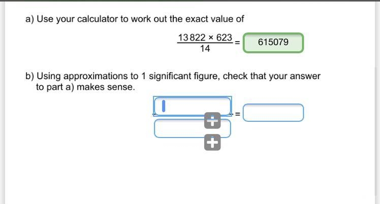 Use approximations to 1 significant figure , check that your answer to part A ) makes-example-1