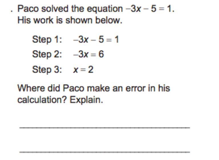 Where did paco make an error in his calculation?Explain.-example-1