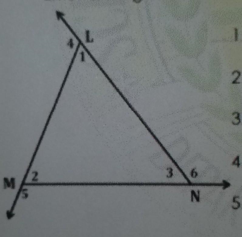 Needed help here 1. If m angle 2 =58°and m angle 3 =52° then m angle 4=_ 2. If m angle-example-1