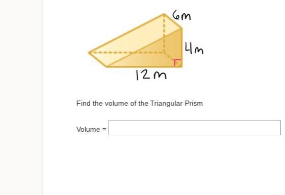 Find the volume of the Triangular Prism Volume-example-1