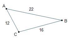 Consider the triangle at the right. Which angle is the smallest? A. angle A B. angle-example-1