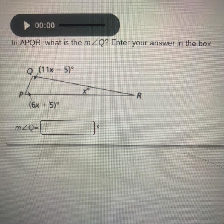 In APQR, what is the mZQ? Enter your answer in the box.-example-1