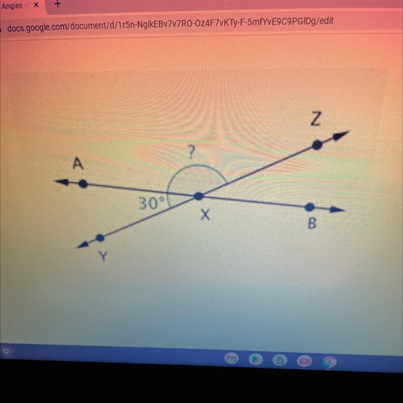 List out all of the angles that are vertical and all of the angles that are adjacent-example-1