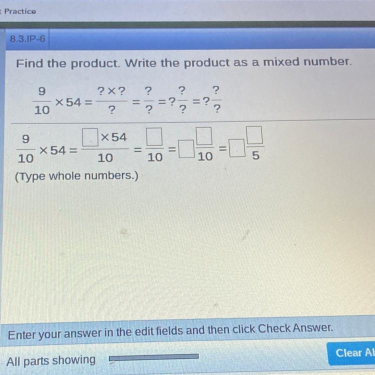 Find the product write the product as a mixed number-example-1