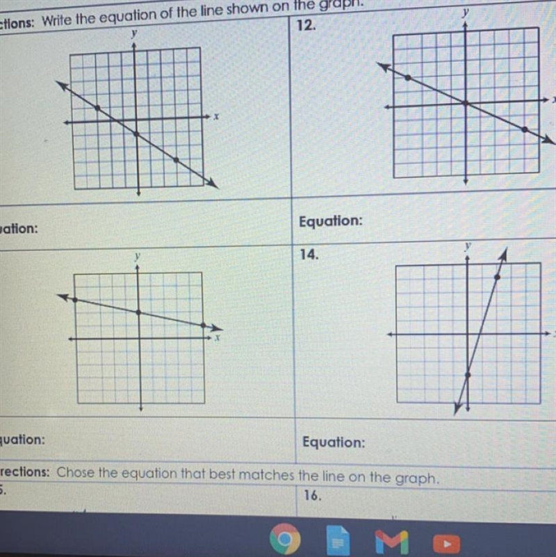 I need to know the equation of the line shown on the graph. It would be greatly appreciated-example-1