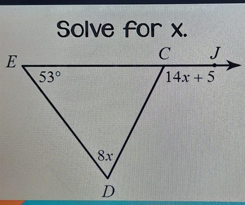 Solve for x just solve for x please I need help​-example-1