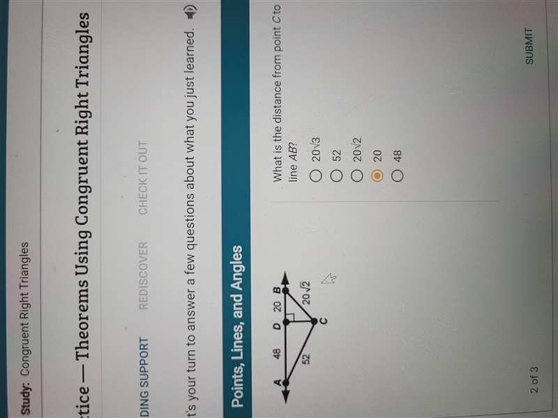 Hi- how do we calculate the distance from C to D? Thanks so much!-example-1