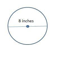 PLEASE HELP!!!!!!!!!!!!!!!!!!!!!!! What is the radius of this circle? 8 inches 4 inches-example-1