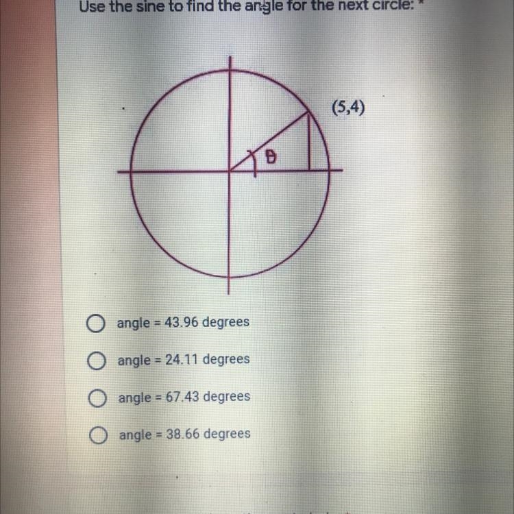 What angle would it be?-example-1