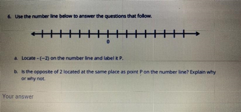 Use the number line to answer the questions that follow-example-1